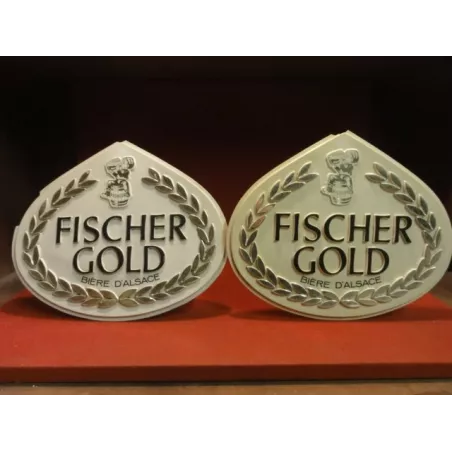 2 PLASTIQUES  FISCHER GOLD 