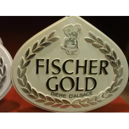 2 PLASTIQUES  FISCHER GOLD 