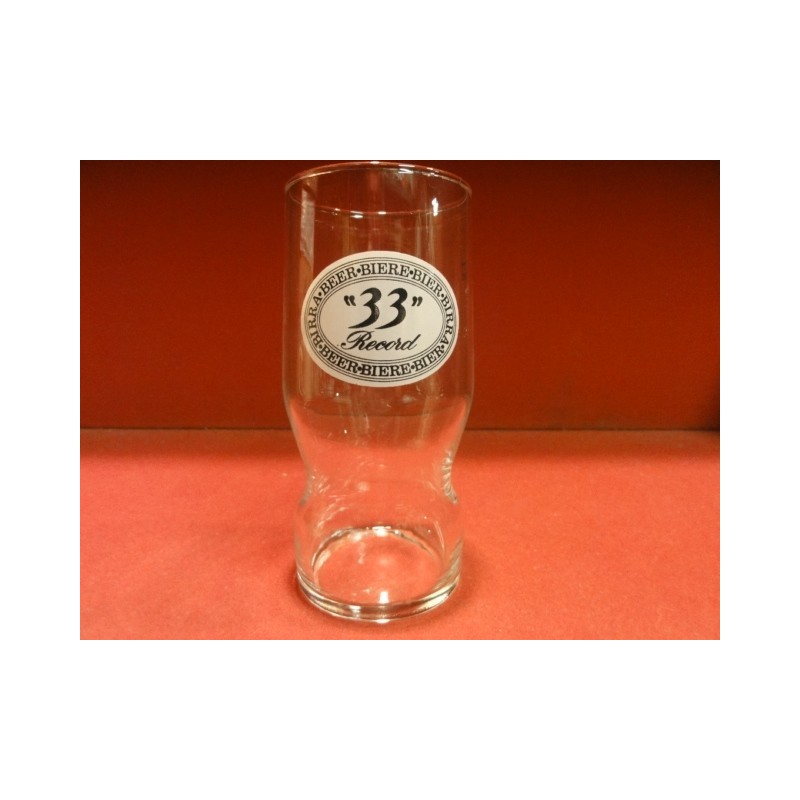 1 VERRE "33" RECORD 25CL