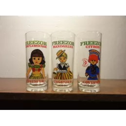 3 VERRES SIROP CUSENIER FREEZOR