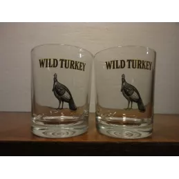 2 VERRES WHISKY WILD TURKEY 