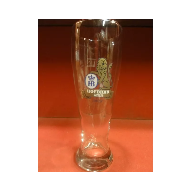 1 VERRE HB HOFBRAU WEISSE 50CL