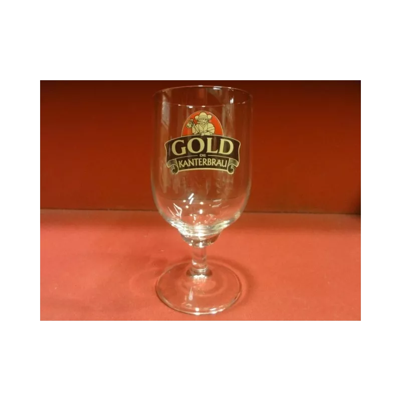 1 VERRE GOLD DE KANTERBRAU 25CL