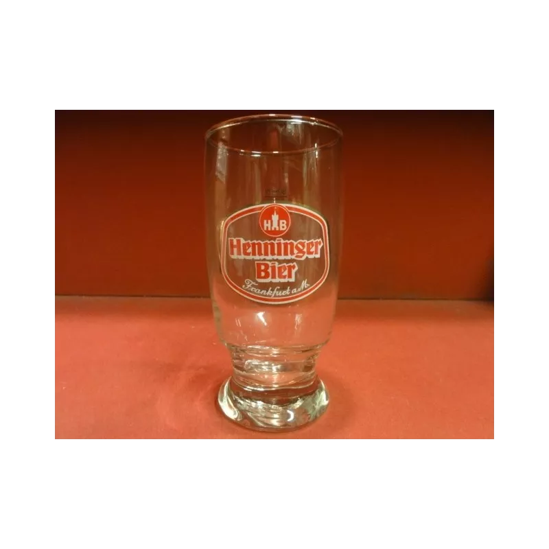 1 VERRE HENNIGER BIER 25CL