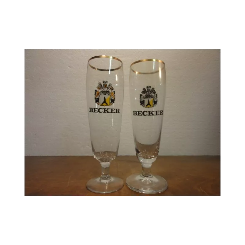 2 VERRES BECKER DIFFERENTS 25CL