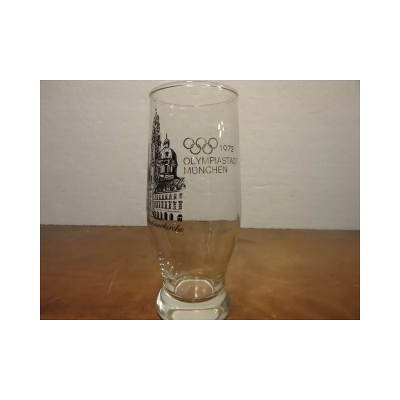 1 VERRE JEUX OLYMPIQUE MUNICH 1972 20CL