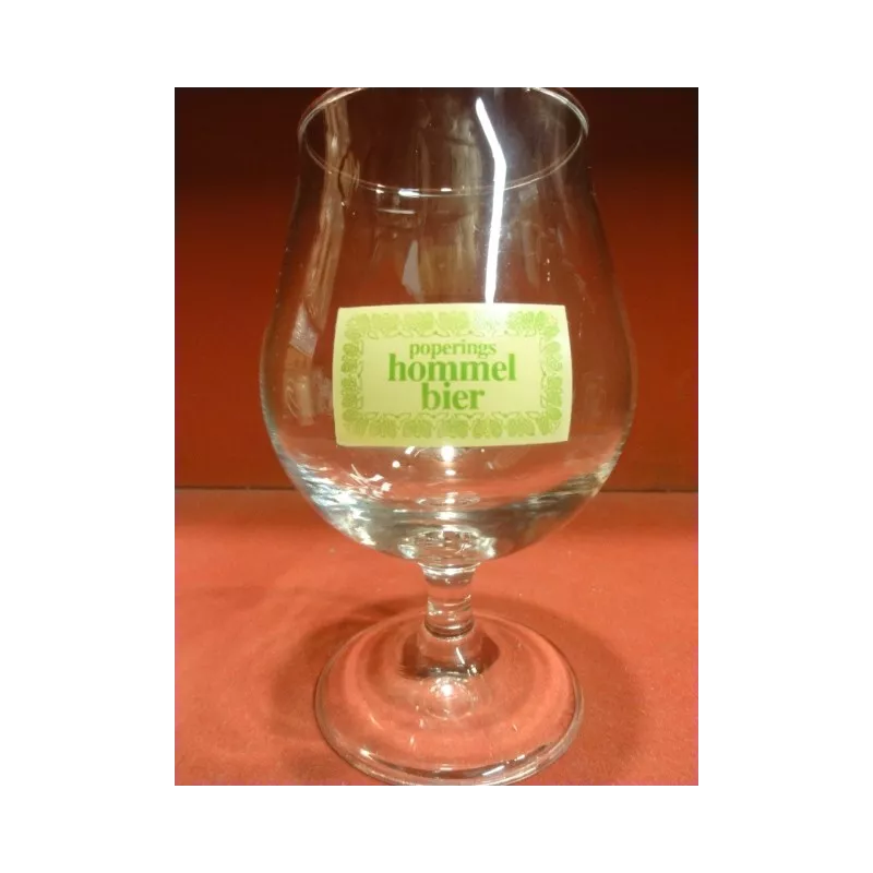 1 VERRE HOMMEL BIER 33CL