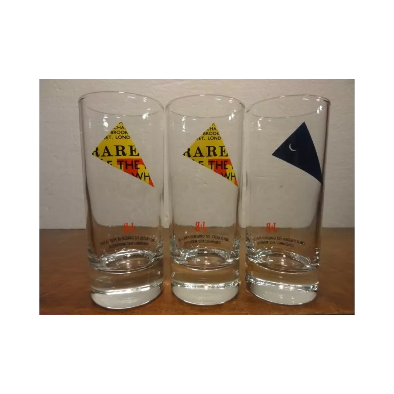 3 VERRES J&B COLLECTOR 17CL