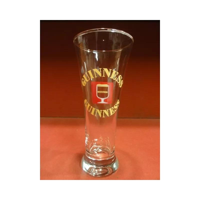 1 VERRE GUINNESS 25CL HT. 18CM