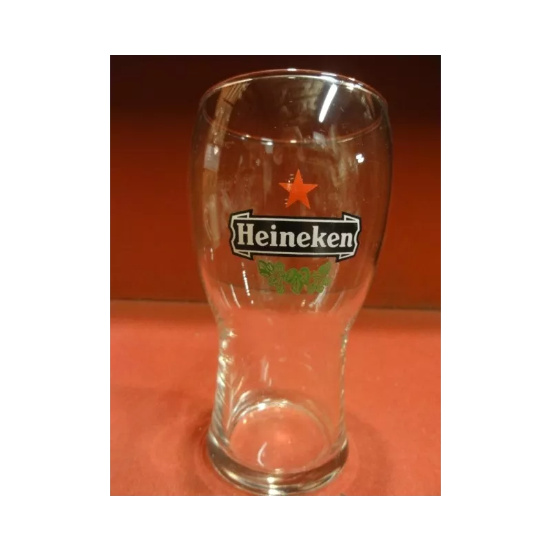 1 VERRE HEINEKEN 25CL HT. 13CM