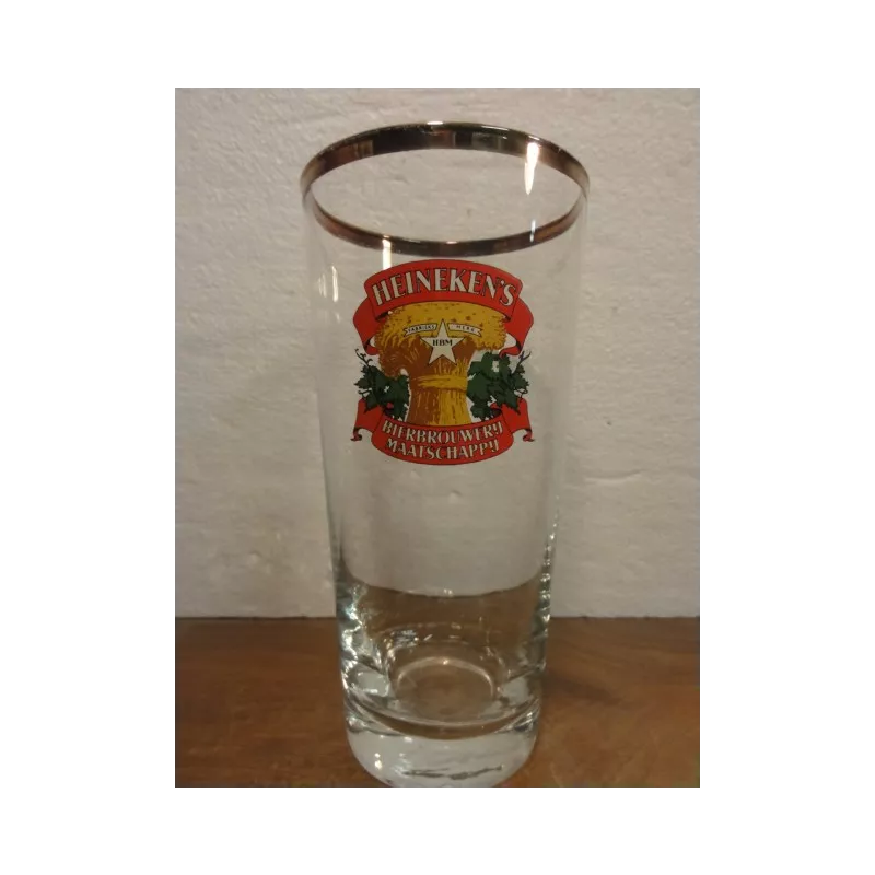 1 VERRE HEINEKEN 33CL LOGO ROUGE