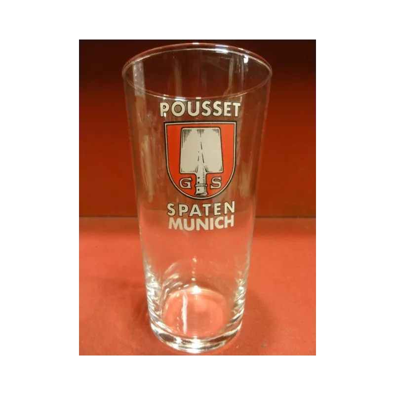 1 VERRE SPATEN POUSSET 25CL