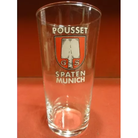 1 VERRE SPATEN POUSSET 25CL HT 13.50CM