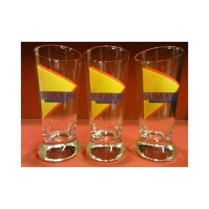 3 VERRES CASANIS HT.17.70CM