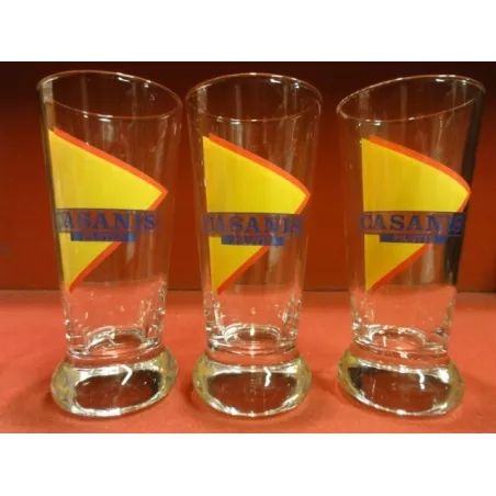 3 VERRES CASANIS HT.17.70CM