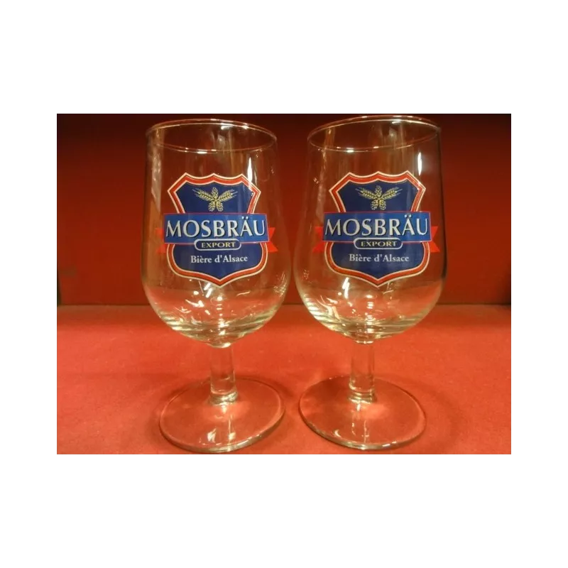 2 VERRES MOSBRAU EXPORT 25CL