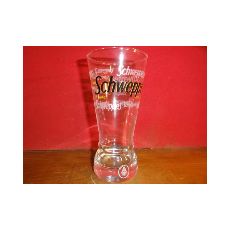 6 VERRES SCHWEPPES 