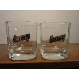 2 VERRES COINTREAU  HT. 8.80CM