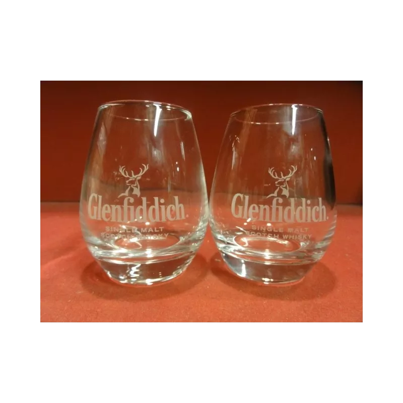 2 VERRES GLENFIDDICH 