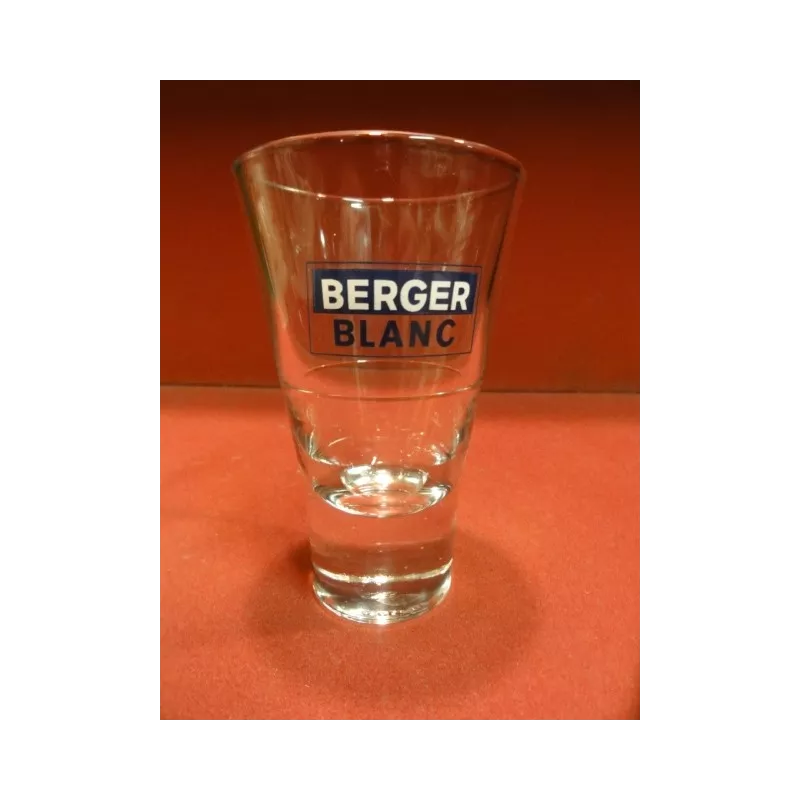 1 VERRE BERGER BLANC HT. 11CM