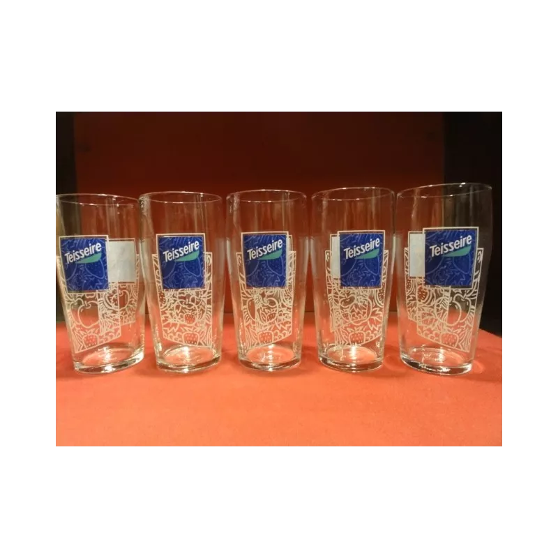 5 VERRES TEISSEIRE 50CL