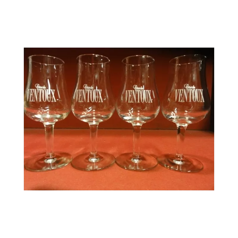 4 VERRES COTES DU VENTOUX 10/12CL