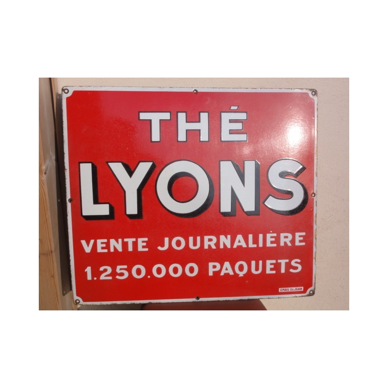 PLAQUE EMAILLEE THE LYONS
