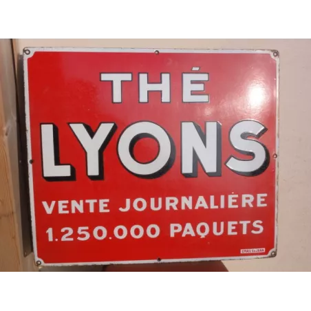 PLAQUE EMAILLEE THE LYONS