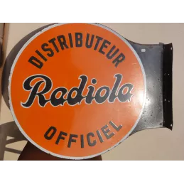 PLAQUE EMAILLEE RADIOLA 