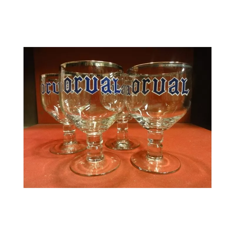 4 VERRES ORVAL 33CL