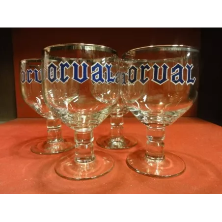 4 VERRES ORVAL 33CL