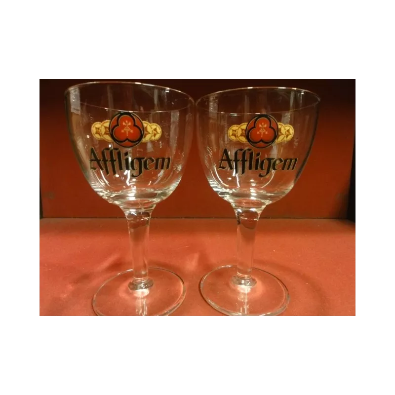 2 VERRES AFFLIGEM 25CL