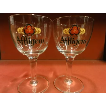 2 VERRES AFFLIGEM 25CL