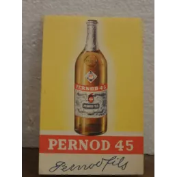 1 CARNET PASTIS 51  PERNOD 45