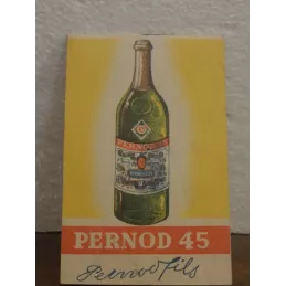 1 CARNET PERNOD 45  PERNOD 45