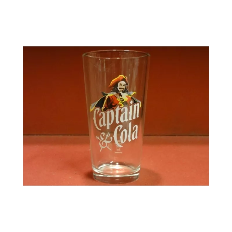 6 VERRES CAPTAIN COLA 25CL