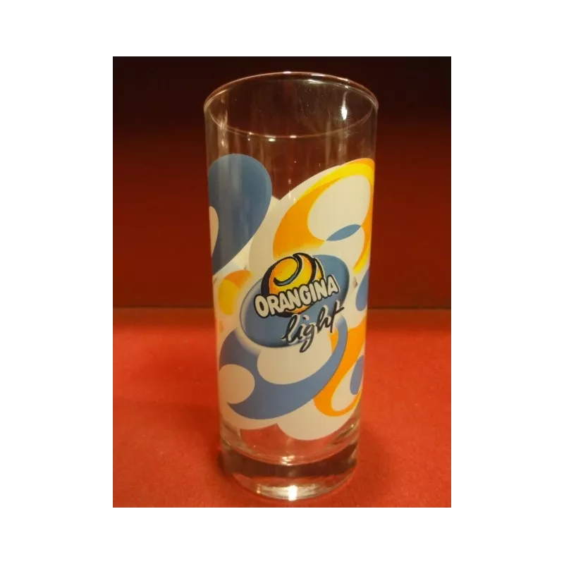 6 VERRES ORANGINA LIGHT