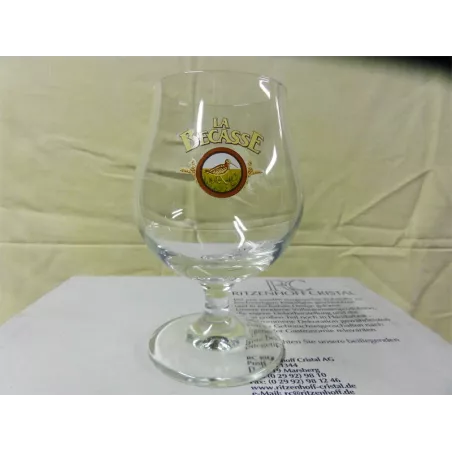 1 VERRE  LA BECASSE  25cl ht 14cm