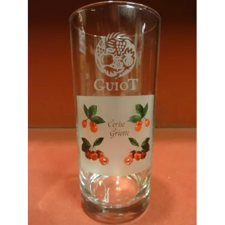 6 VERRES GUIOT CERISE GRIOTTE 
