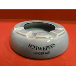 1 CENDRIER SCHWEPPES SODA WATER BLEU