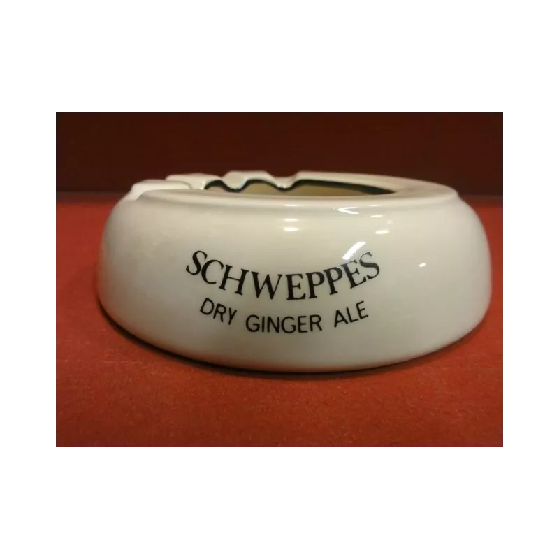 1 CENDRIER SCHWEPPES  DRY GINGER ALE CREME