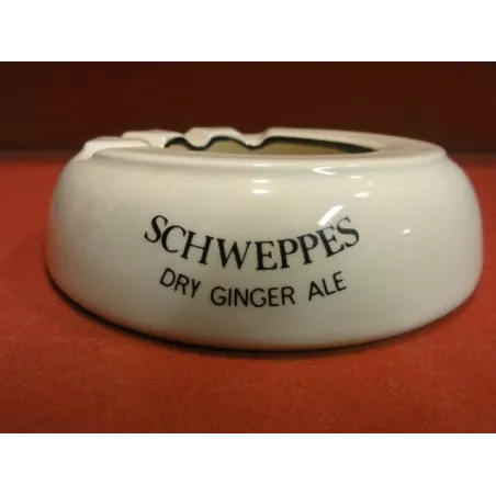 1 CENDRIER SCHWEPPES  DRY GINGER ALE CREME