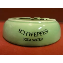 1 CENDRIER SCHWEPPES SODA WATER  VERT