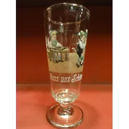 1 VERRE EMAILLE GRUSS AUS SCHONSEE