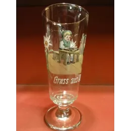 1 VERRE EMAILLE GRUSS AUS SCHONSEE