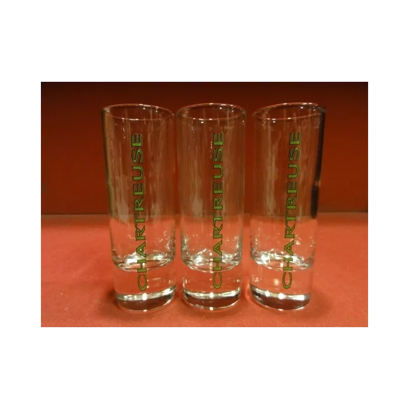 3 VERRES CHARTREUSE 6/7CL