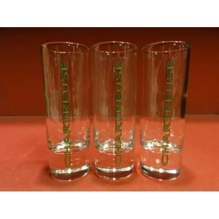 3 VERRES CHARTREUSE 6/7CL