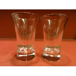 2 VERRES CHARTREUSE 6CL