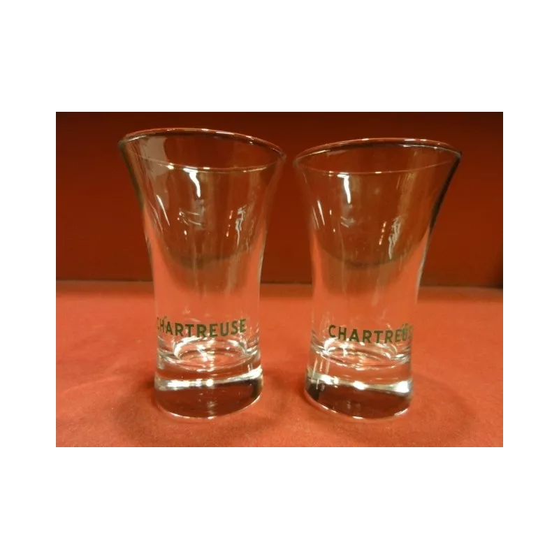 2 VERRES CHARTREUSE 6CL