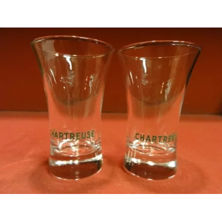 2 VERRES CHARTREUSE 6CL